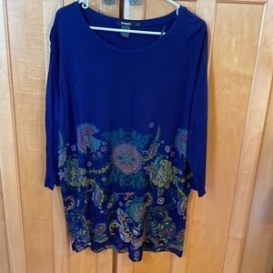 Desigual tunic top, XL